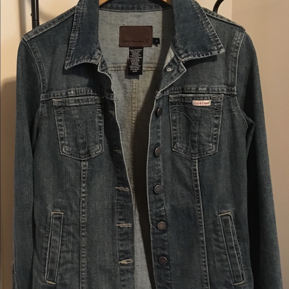 Calvin Klein Jean Jacket. Size M. EUC